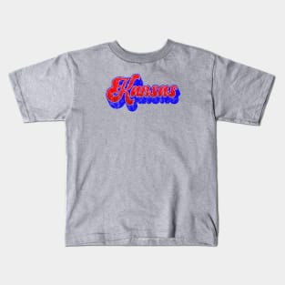 Support Kansas with this retro design! Kids T-Shirt